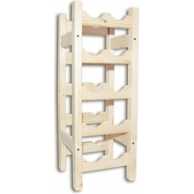 Biedrax Dřevěný stojan na víno pro 10 láhví SV10x – Zboží Dáma