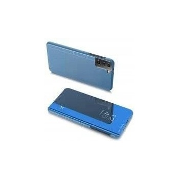 Pouzdro 1Mcz Clear View flipové Samsung Galaxy S21 Ultra modré