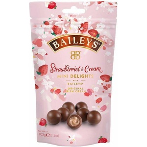 BAILEYS Шоколадови бонбони Mini Delights ягоди и сметана 102 г