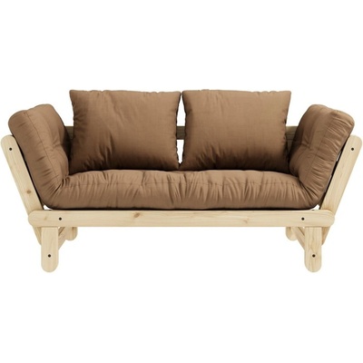 Karup Design Rozkladacia pohovka s hnedým poťahom Beat Natural/Mocca
