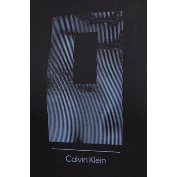 Calvin Klein Памучна тениска Calvin Klein в черно с принт K10K113588 (K10K113588)