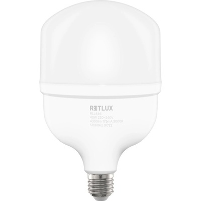 Retlux LED žiarovka RLL 446 T120 E27 bulb 40W teplá biela