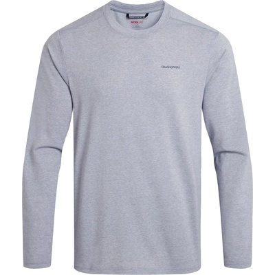 Craghoppers Мъжка блуза с дълъг ръкав Craghoppers Nosilife Abel Longsleeve Longsleeve - Soft Grey Marl (216-3245-1012)