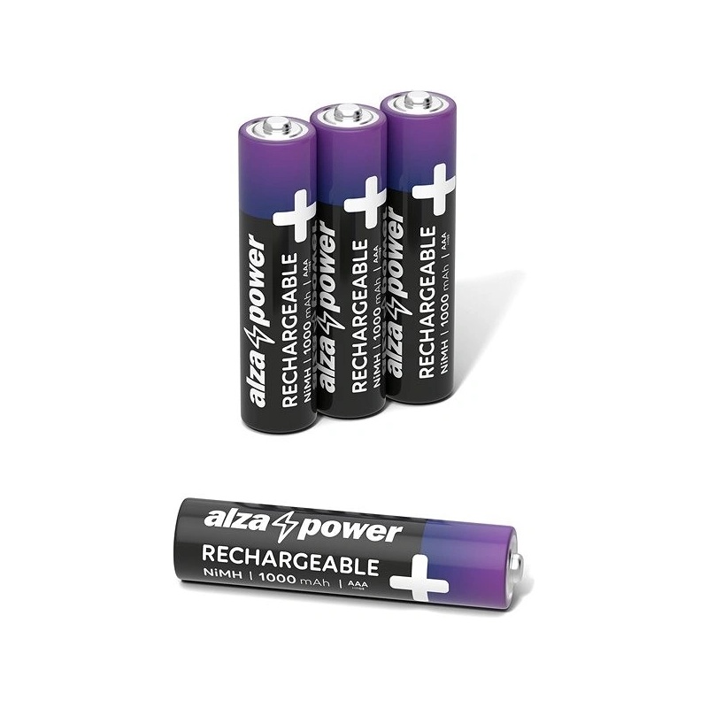 AlzaPower Rechargeable HR03 1000 mAh 4ks