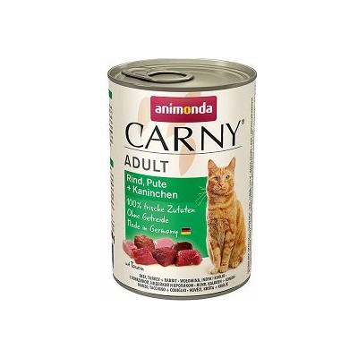 Animonda Cat Carny Adult вкус: говеждо, пуешко и заешко 400 г