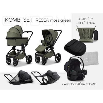 MOON kombinovaný RESEA + KOMBI SET 2025 Moss Green