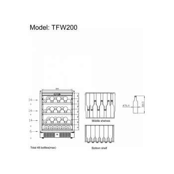 Tefcold TFW200-S