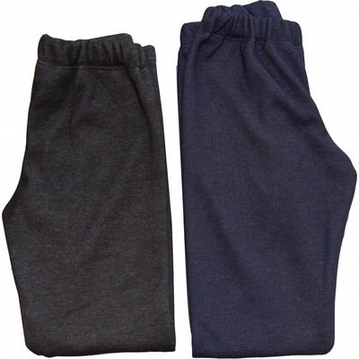 Dosupliku Dívčí legíny teplé denim černá denim