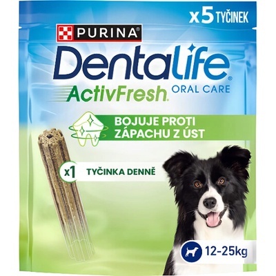 Purina Dentalife ActivFresh dentálne tyčinky pre psov 12–25 kg 5 ks