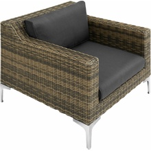 Nábytek Texim Set Viking L + 6x černé křeslo RAMADA