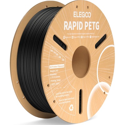 Elegoo Rapid PETG Black - 1, 75 mm / 1000 g (50.203.0216)