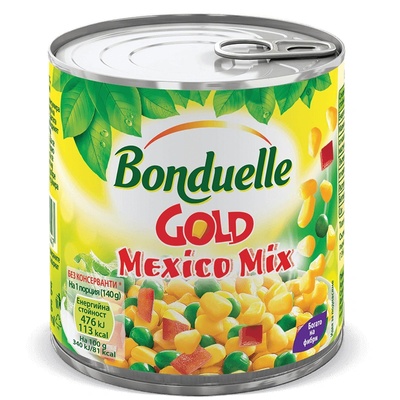 Bonduelle Мексикански микс Бондуел 212гр