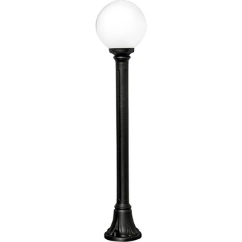 Fumagalli MIZAR/250 LED 6W 4K E27 опал/черна външна подова лампа G25.151. 000. AYF1L (G25.151.000.AYF1L)