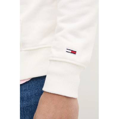 Tommy Hilfiger Памучен суичър Tommy Jeans в бежово с качулка с принт DM0DM21100 (DM0DM21100)