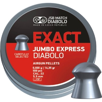 Diabolky JSB Exact Jumbo Express 5,52 mm 500 ks
