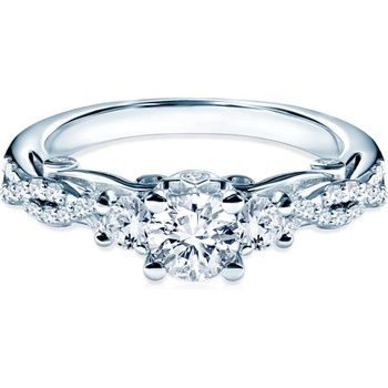 SAVICKI Годежен пръстен Savicki: бяло злато, бял сапфир