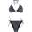 Protest Alya Bandeau bikini - Black (Surfing Blue)