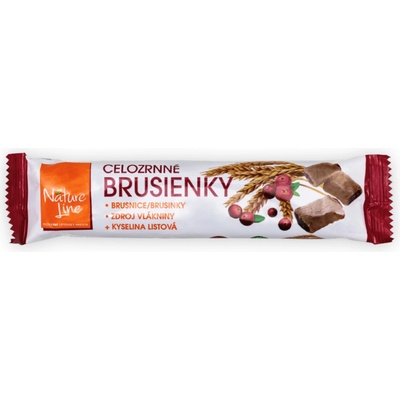 Nature Line Brusinky celozrnné sušenky 65 g