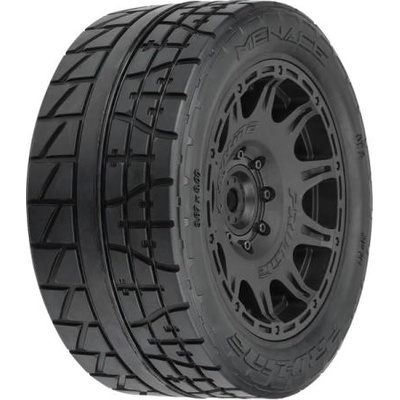 Pro-Line колело 1: 6, гуми Menácia HP Belted 5.7 H24mm, черен диск Raid 8x48 (2)