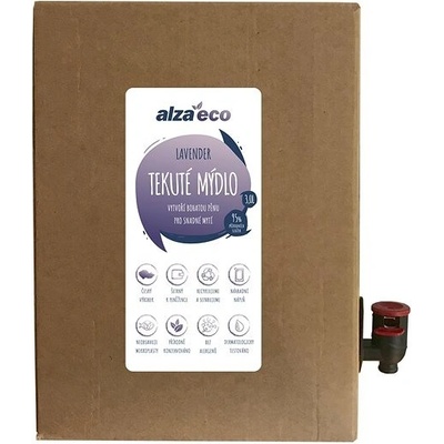 AlzaEco tekuté mydlo lavender 3 l