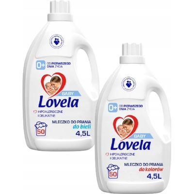 Lovela Baby gel na barevné prádlo 2 x 4,5 l 100 PD