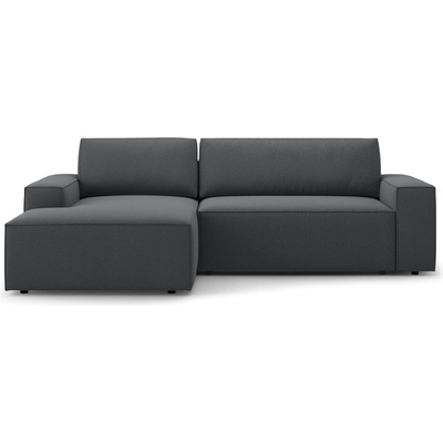 Micadoni Тъмносив разтегателен ъглов диван (ляв ъгъл) Jodie - Micadoni Home (MIC_LCF_78_F1_JODIE5)