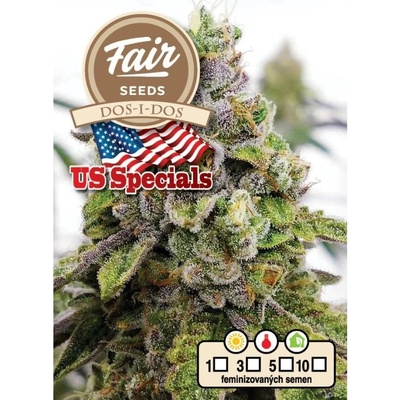Fair Seeds Dos-i-Dos semena neobsahují THC 10 ks