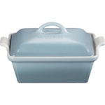 Le Creuset Heritage Форма за печене квадратна с капак 23 см, морска сол (71005257170080)