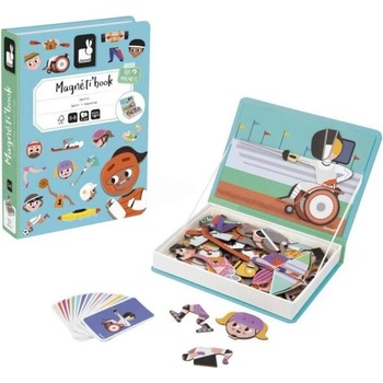 Janod Magnetibook Спорт Магнитна книга за деца