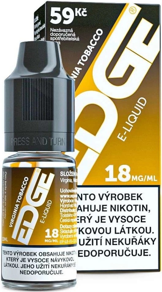 edge virginia tobacco EDGE Virginia Tobacco 10 ml 18 mg