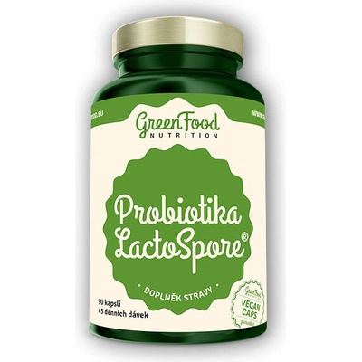 GreenFood Probiotiká lactospore 60 vegánskych kapsúl