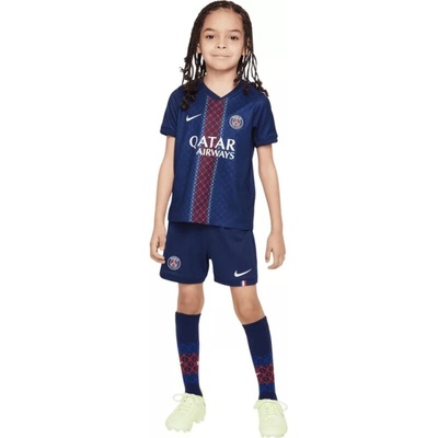 Nike Chlapčenský futbalový set oblečenia -PSG LK NK DF KIT STAD HM Modrá