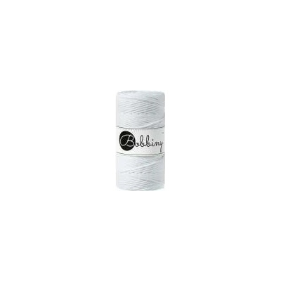 Bobbiny Macramé Cord 3 mm Bílá (White)