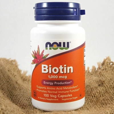 Now Foods Biotin 1000 mcg 100 kapsúl