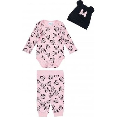 Disney Minnie súpravička body s legínami a čapičkou