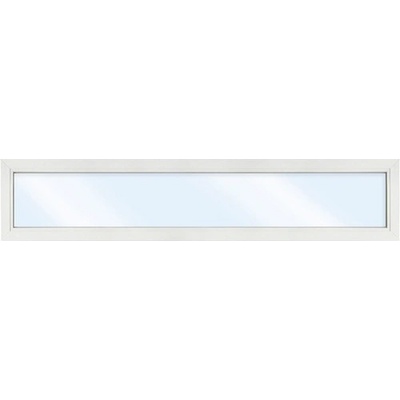 ARON Plastové okno fixné zasklenie Basic biele 450 x 2000 mm (neotvárateľné)