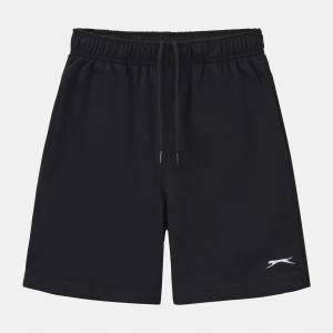Slazenger Къси панталони Slazenger Kids' Cotton Jersey Jogger Shorts - Black