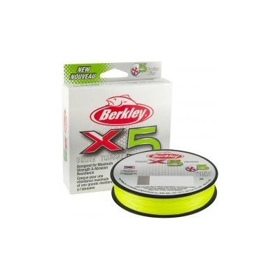 Berkley Šňůra X5 Flame Green 150m 0,25mm 27kg