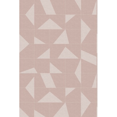 Origin 357231 Vliesová ružová fototapeta geometrický vzor Natural Fabrics rozmery 200 x 300 cm