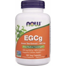 Now Extrakt zeleného čaje s EGCg 400 ml 180 rostlinných kapsúl