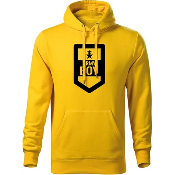 Image 1 of DRAGOWA мъжки суитшърт с качулка Army Boy, жълт, 320г/м2 (5794)