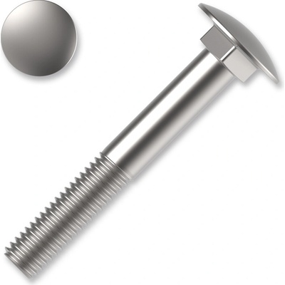 HASPL Šroub vratový M5x60 ZB DIN 603 4.8
