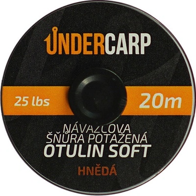 UnderCarp Náväzcová Šnúra OTULIN SOFT 20m/25lb Hnedá