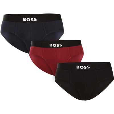 BOSS Комплект от три - мъжки слипове BOSS многоцветни BOSS | Cheren Sin Cherven Mnogotsveten | МЪЖЕ | M