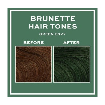 Revolution Haircare Tones For Brunettes tónovací balzám pro hnědé odstíny vlasů Green Envy 150 ml