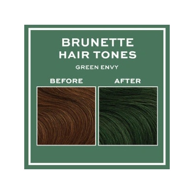 Revolution Haircare Tones For Brunettes tónovací balzám pro hnědé odstíny vlasů Green Envy 150 ml