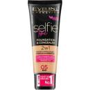 Eveline Selfie Time 2in1 Foundation & Concealer 05 Beige dlhotrvajúci make-up 2v1 30 ml