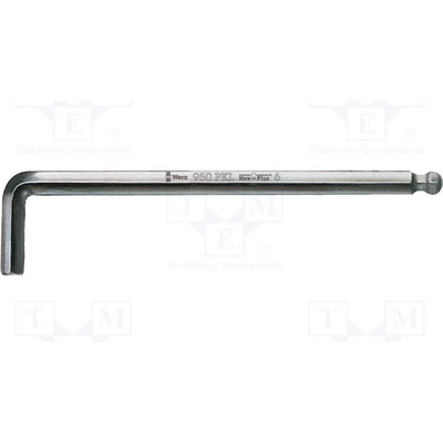 Wera Zástrčný klíč metrický chromovaný, 2,5 x 112 mm typ 950 PKL 022054