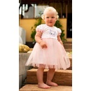 Dojčenské šatôčky a sukne Dojčenské šatôčky s tylovou sukienkou New Baby Wonderful Sivá