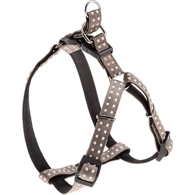 Ferplast Cricket Harness Small - Двупластов с мека подплата регулируем нагръдник за кучета с гръдна обиколка от 40 до 51.5 см. - бежав